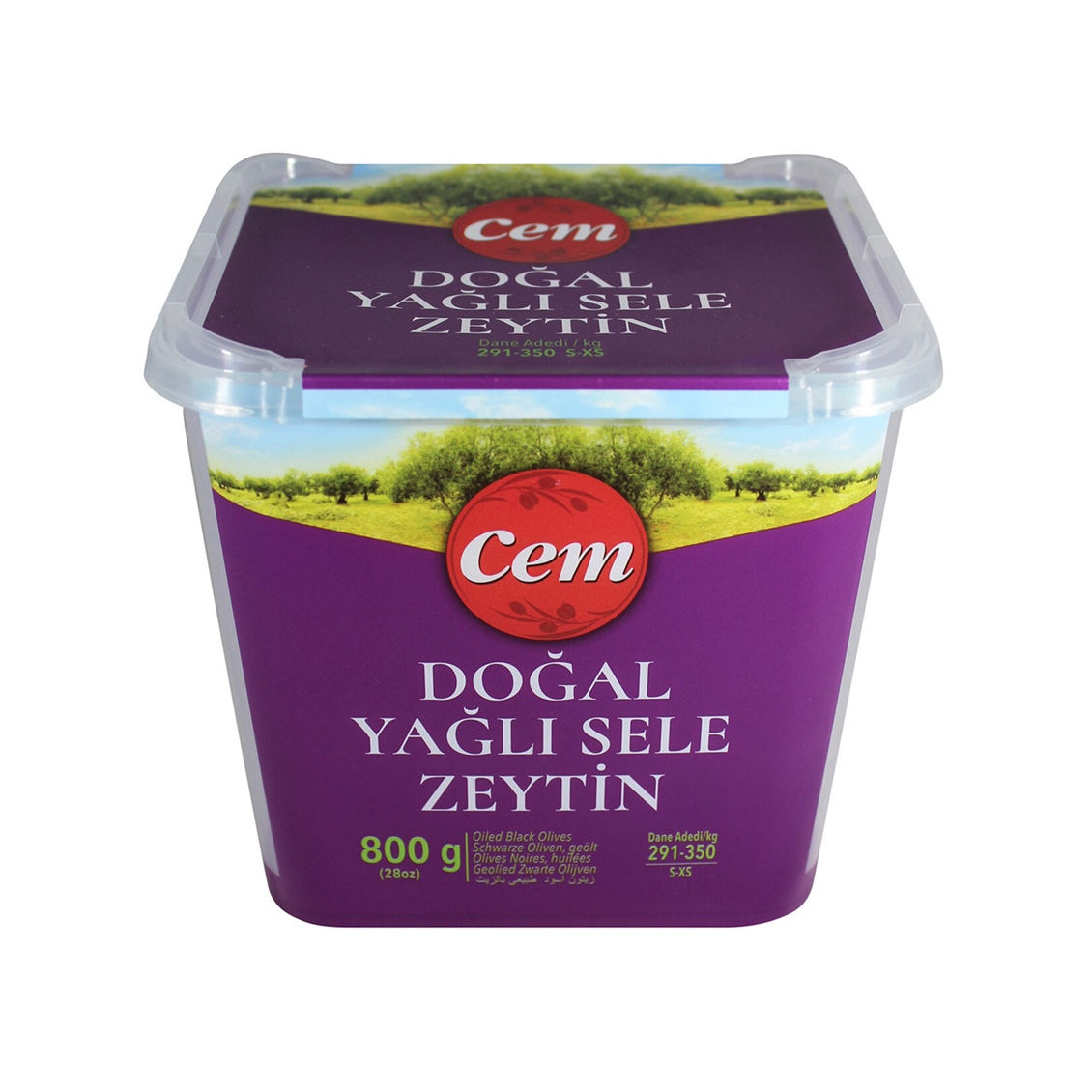  CEM DOGAL Y.SELE ZEYTİN (291-350) 800 GR 