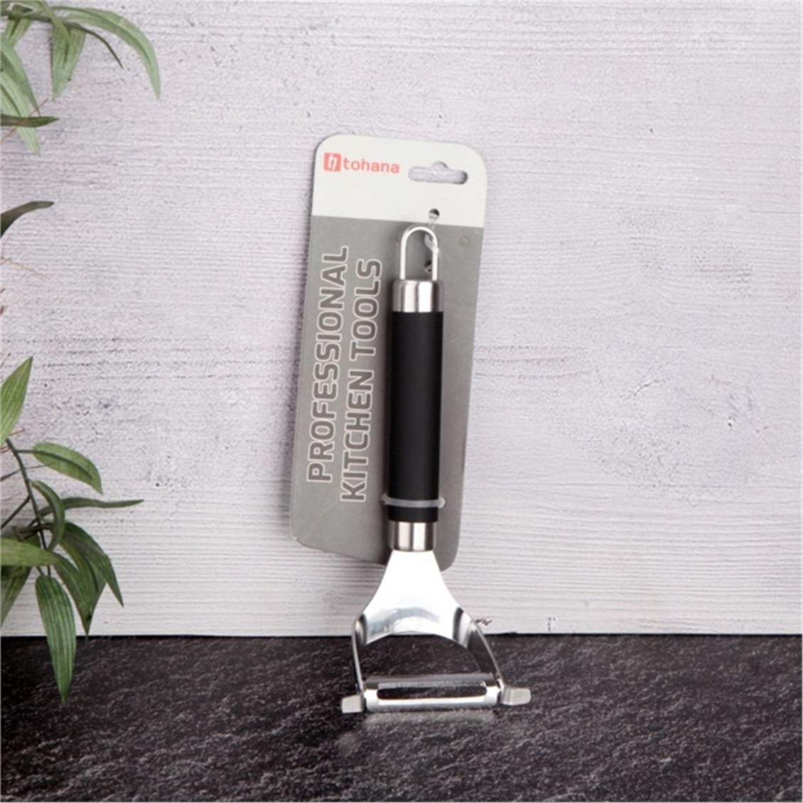 Tohana Siyah Saplı Metal Oyacak THN-74343