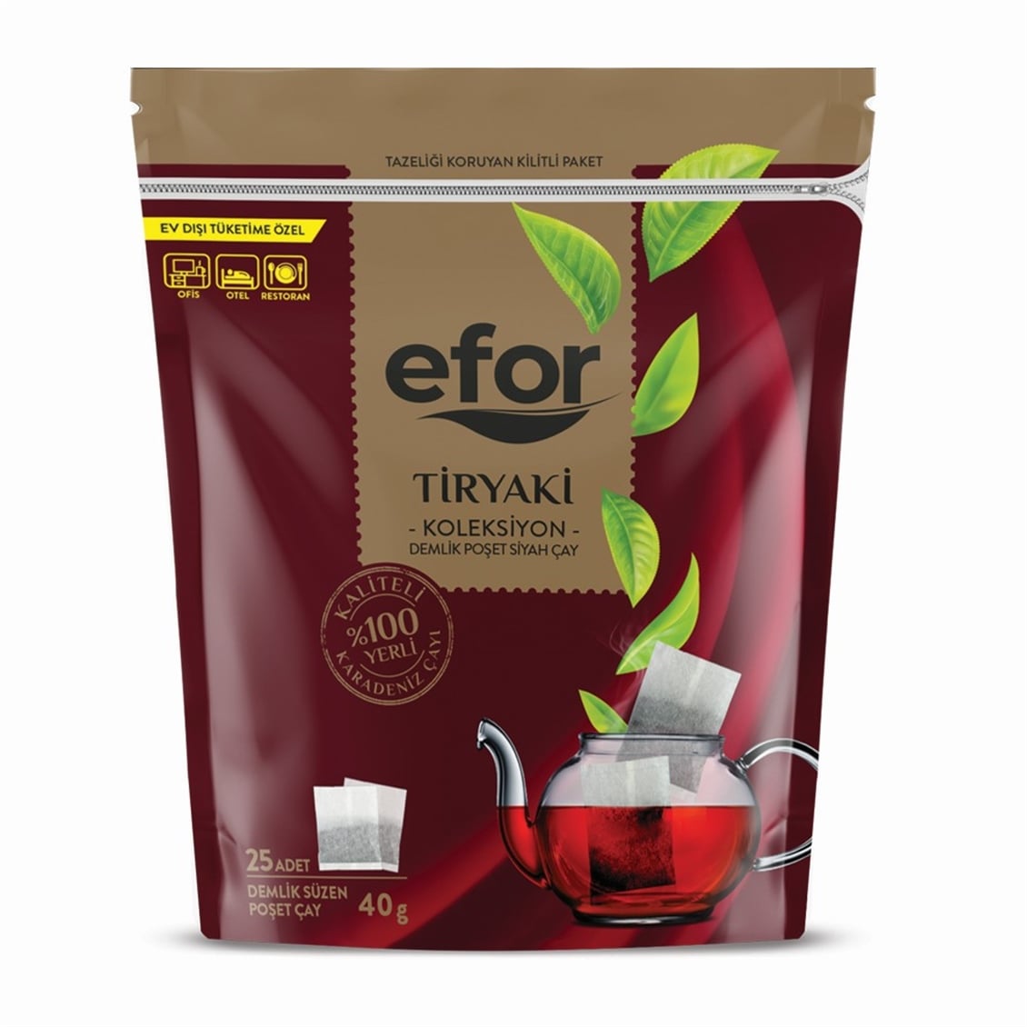  EFOR TIRYAKI DEMLIK POSET CAY 25X40 GR 