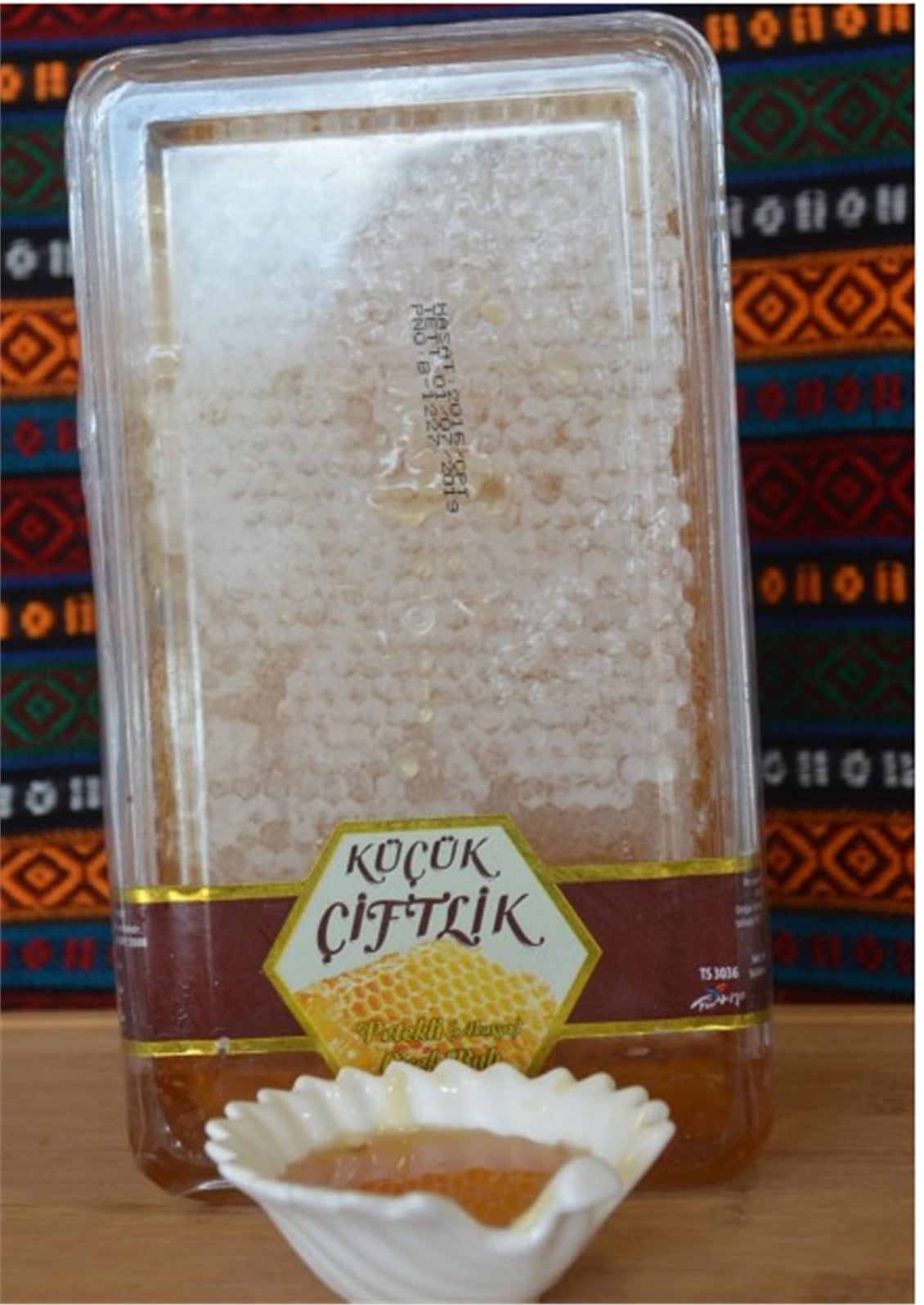  KUCUKCIFTLIK TABAKLI PETEK BAL 800 GR 