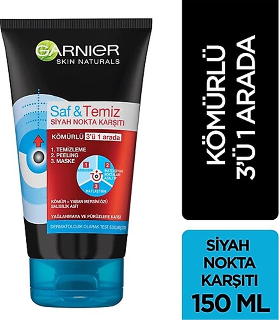  GARNIER SAFTEMIZ SIYAH NOKTA KARS 3IN1 