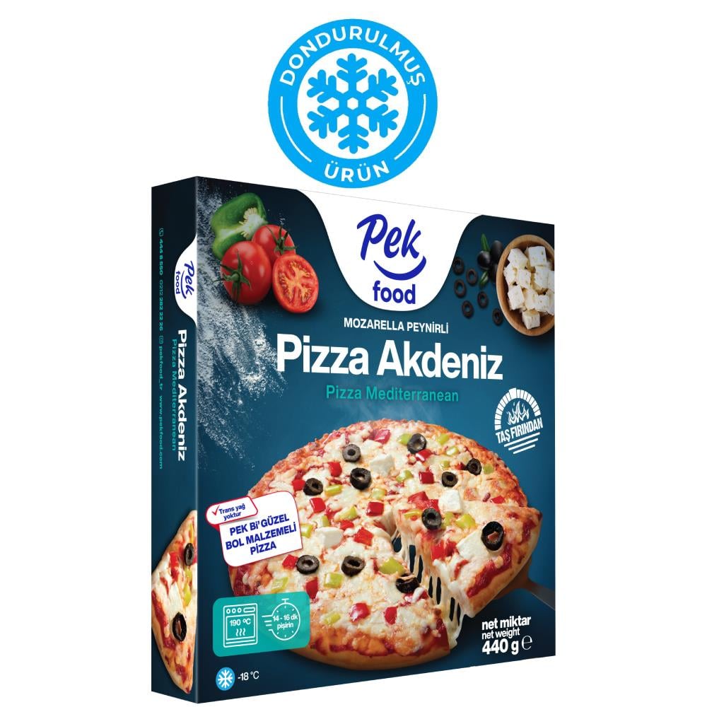 Pek Pizza Akdeniz 440 gr