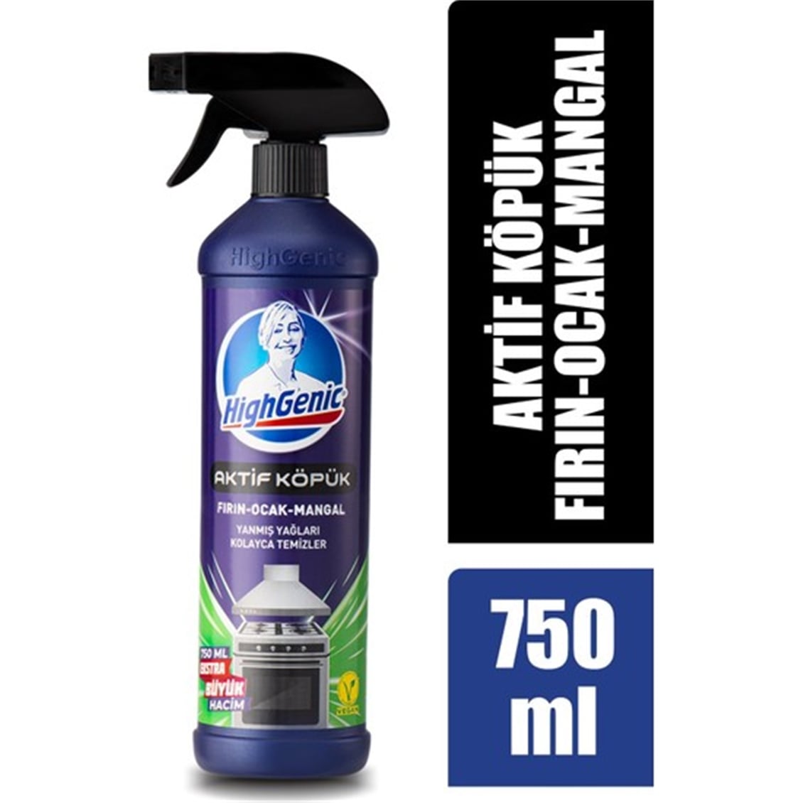 Hıghgenıc Aktıf Kopuk Fırın Ocak 750ml