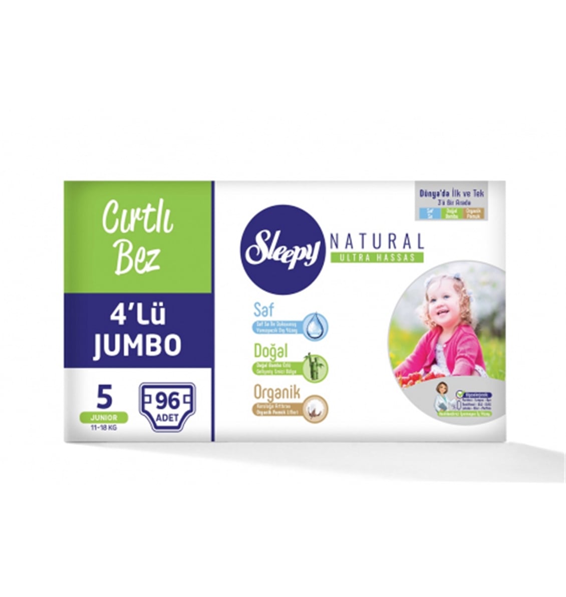  SLEEPY BIO NATURAL 4LU JUMBO MAXİ 96LI 