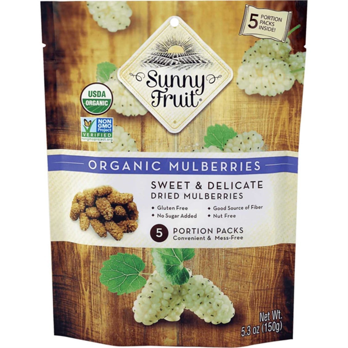 Sunny Fruit Organik Dut Kurusu 150 Gr