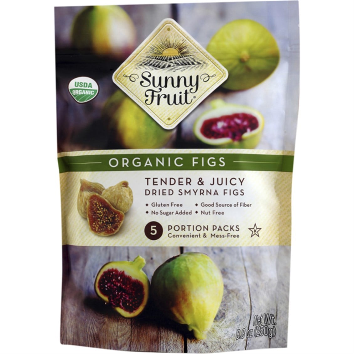 Sunny Fruit Organik Kuru İncir 250 Gr