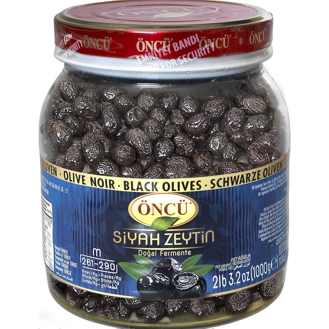  ONCU SIYAH YAGLI ZEYTIN PET 1KG*6 