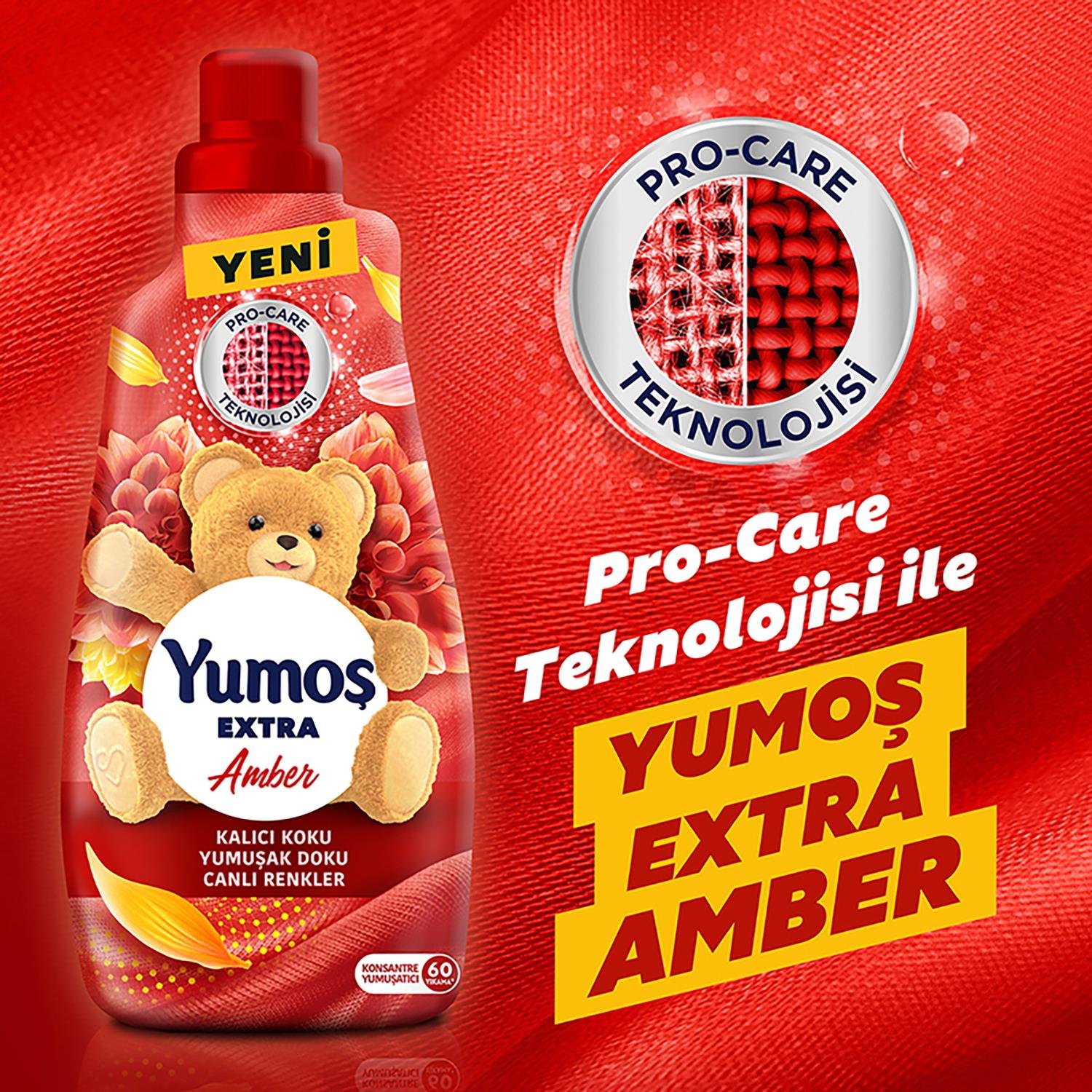 Yumoş Extra Yumuşatıcı 1440 mlAmber