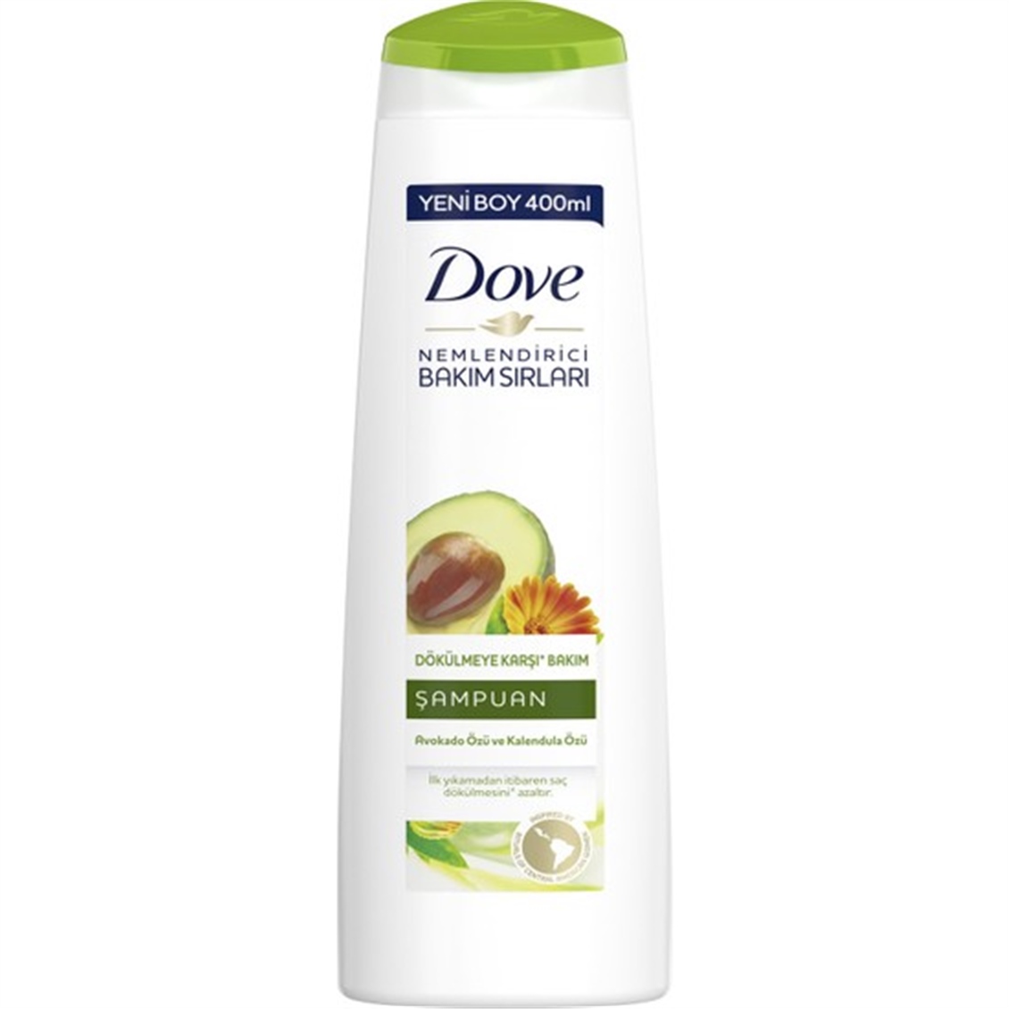  DOVE SAMP.400ML AVOKADO VE KALENDULA OZU 