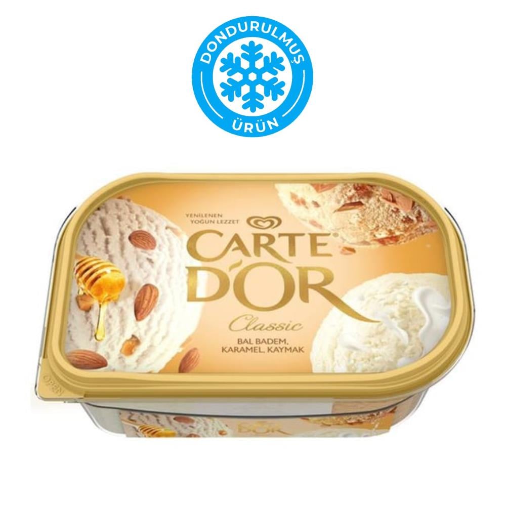 Algida Carte D'or Classics Badem Karamel Kaymak 850 gr