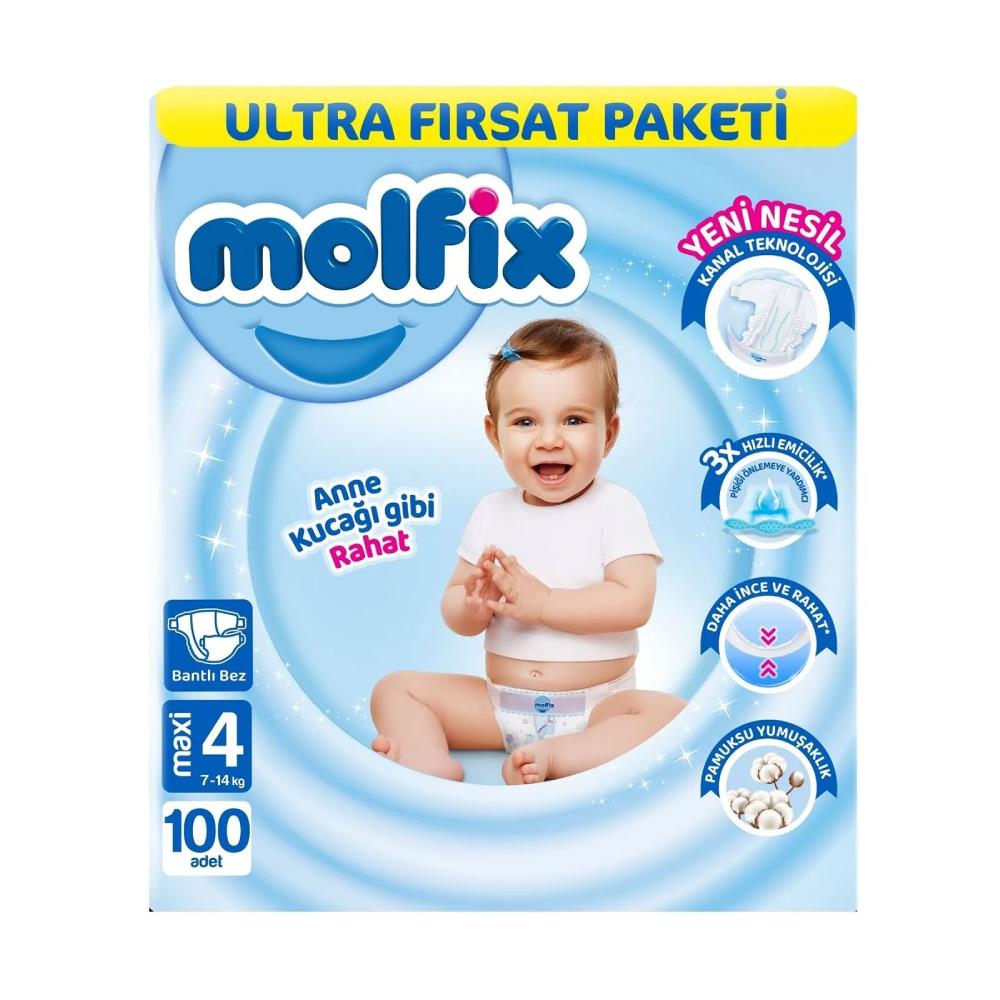 Molfix Ultra Fırsat Paketi Maxi 100'lu