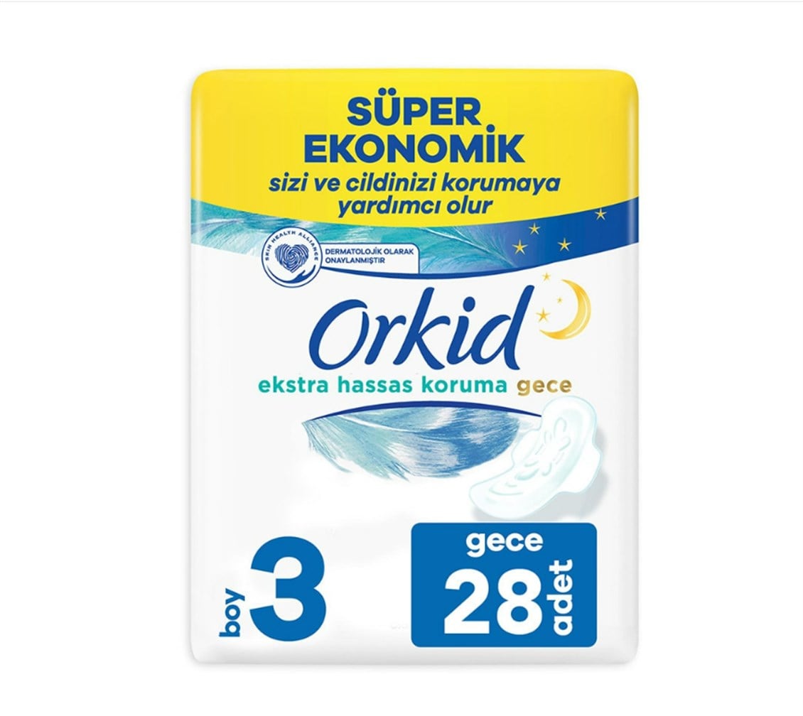 Orkıd Ekstra Hassas Ces Gece 28 Lı