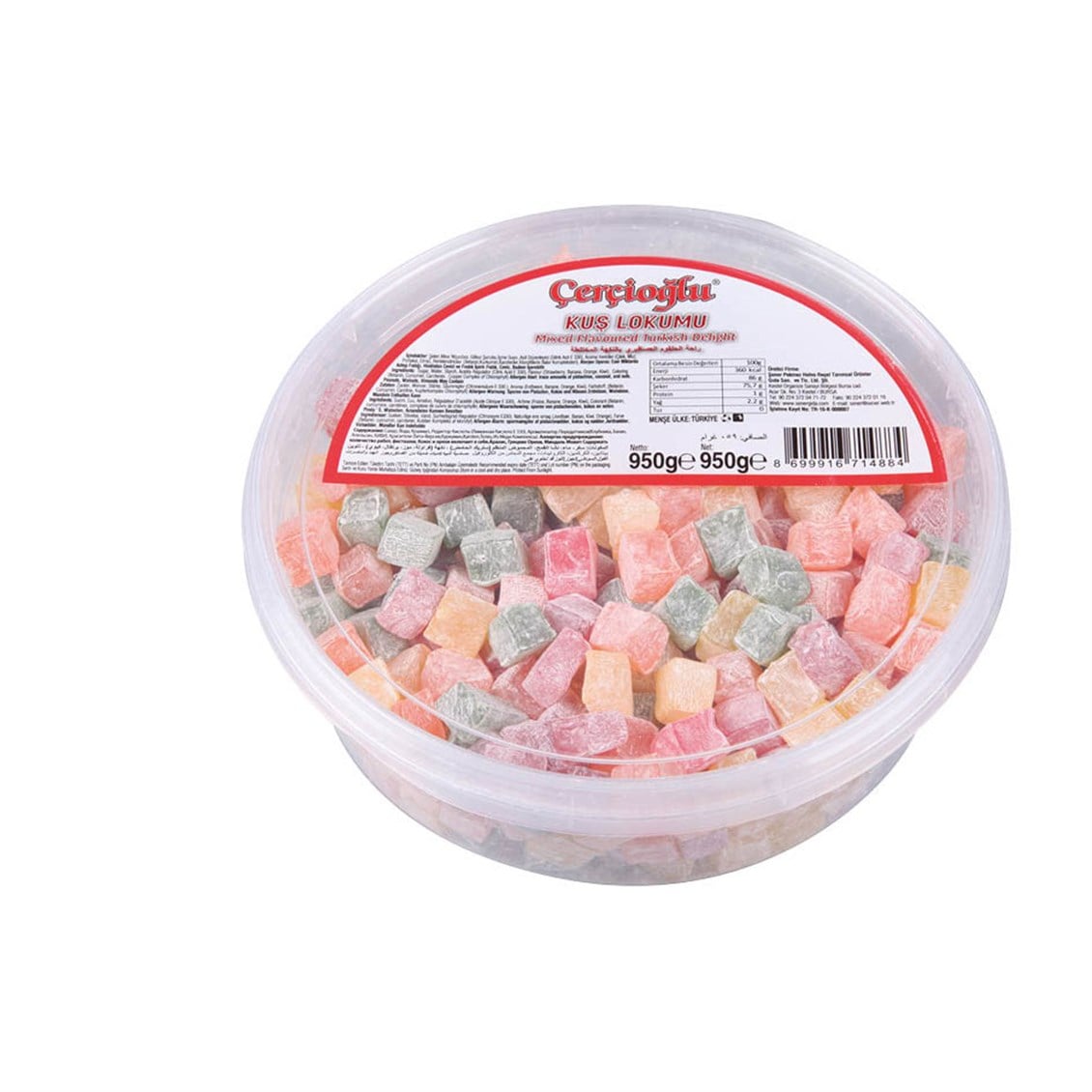 Şener Kuş Lokum 950 Gr