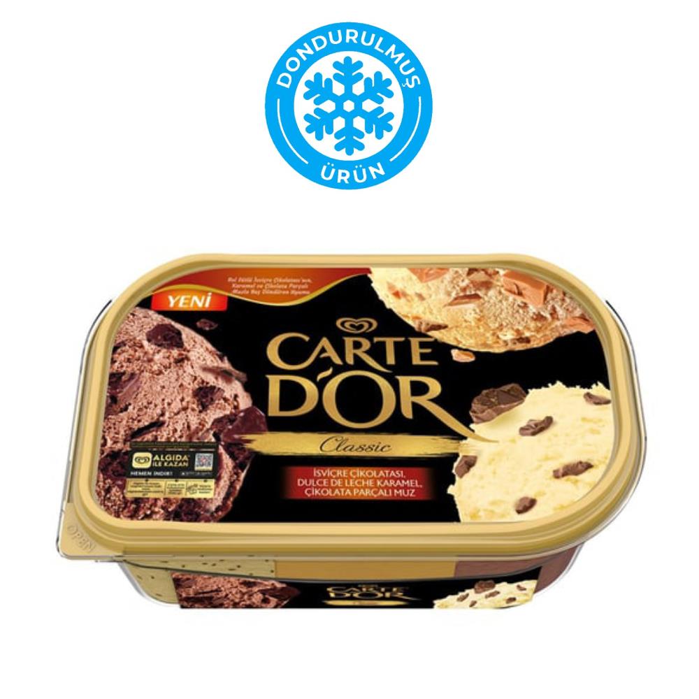 Algida Carte D'or Classic Karamel Muz 850 ml