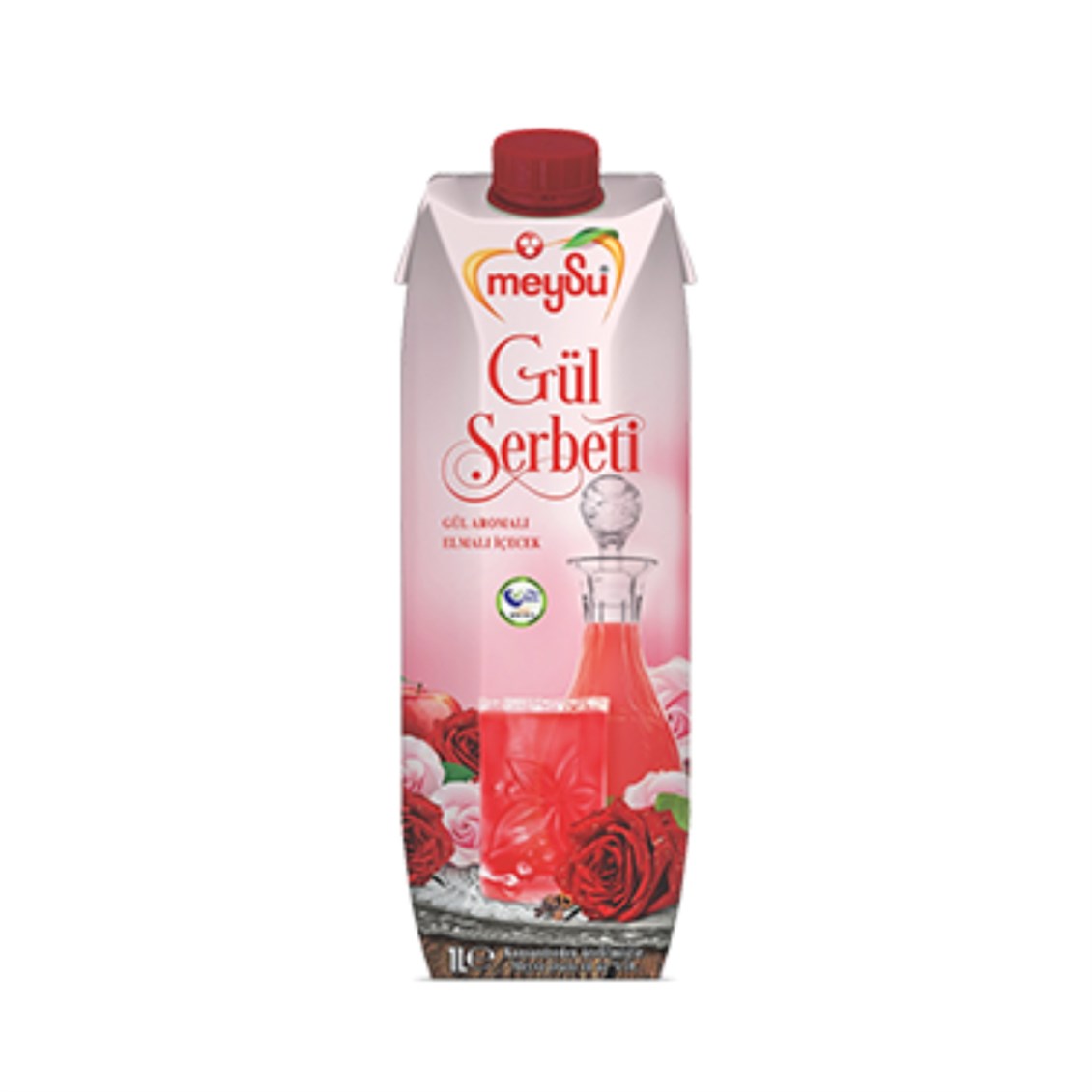 Meysu Gül Şerbeti Pet Şişe 1 Lt