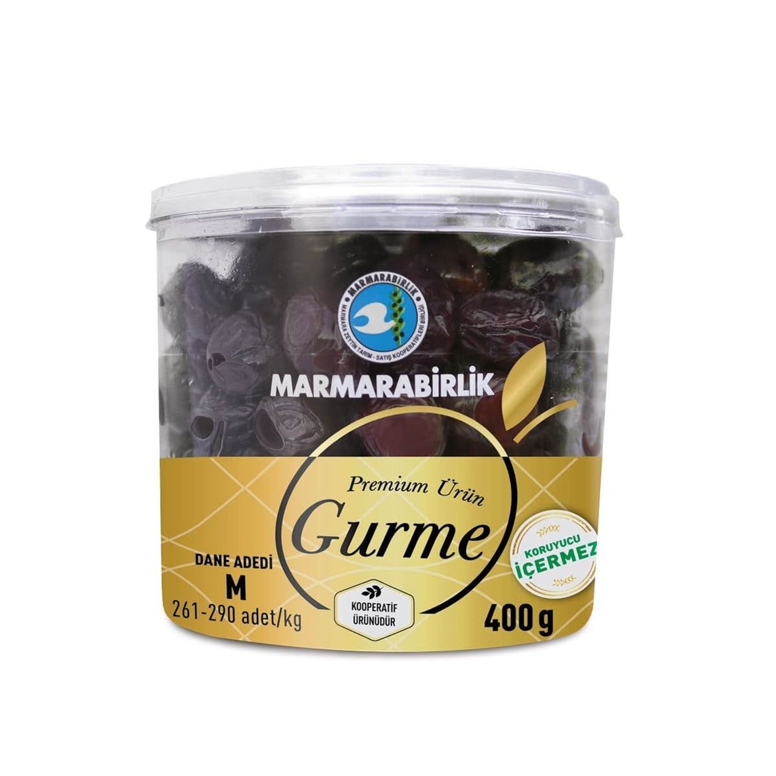 Marmara Birlik Zeytin Gurme 400 Gr (M)