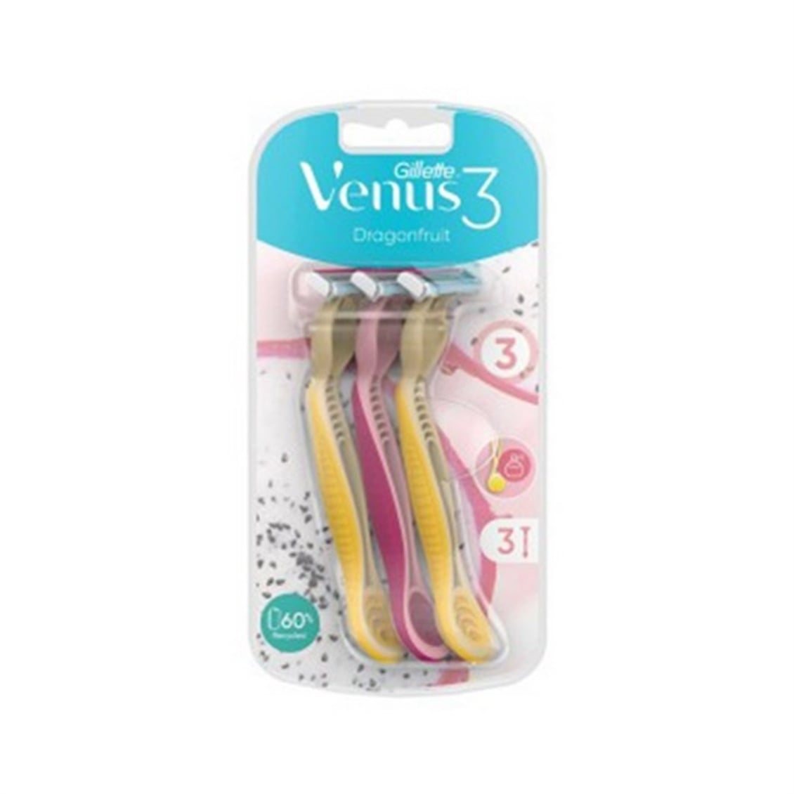 Gillette Venus 3 Dragonfruıt 3 Lu