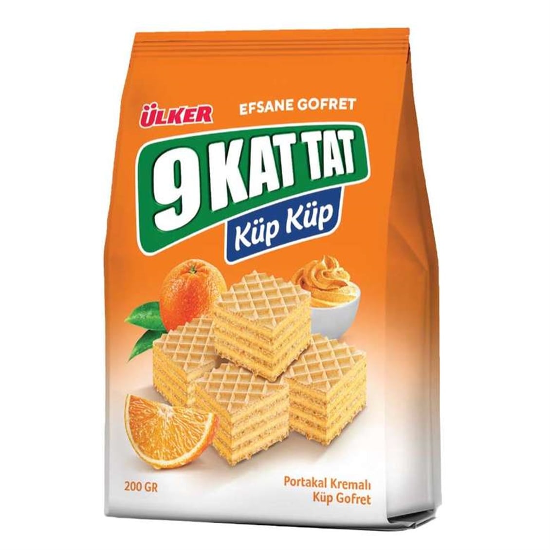 Ülker 9 Kat Kup Kup Portakallı Gofret 200 Gr