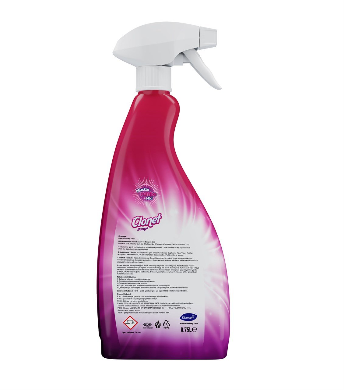 Diversey Clonet Banyo Temizleyici 750 ml