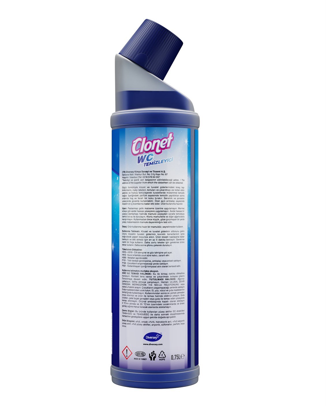 Diversey Clonet WC Temizleyici 750 ml