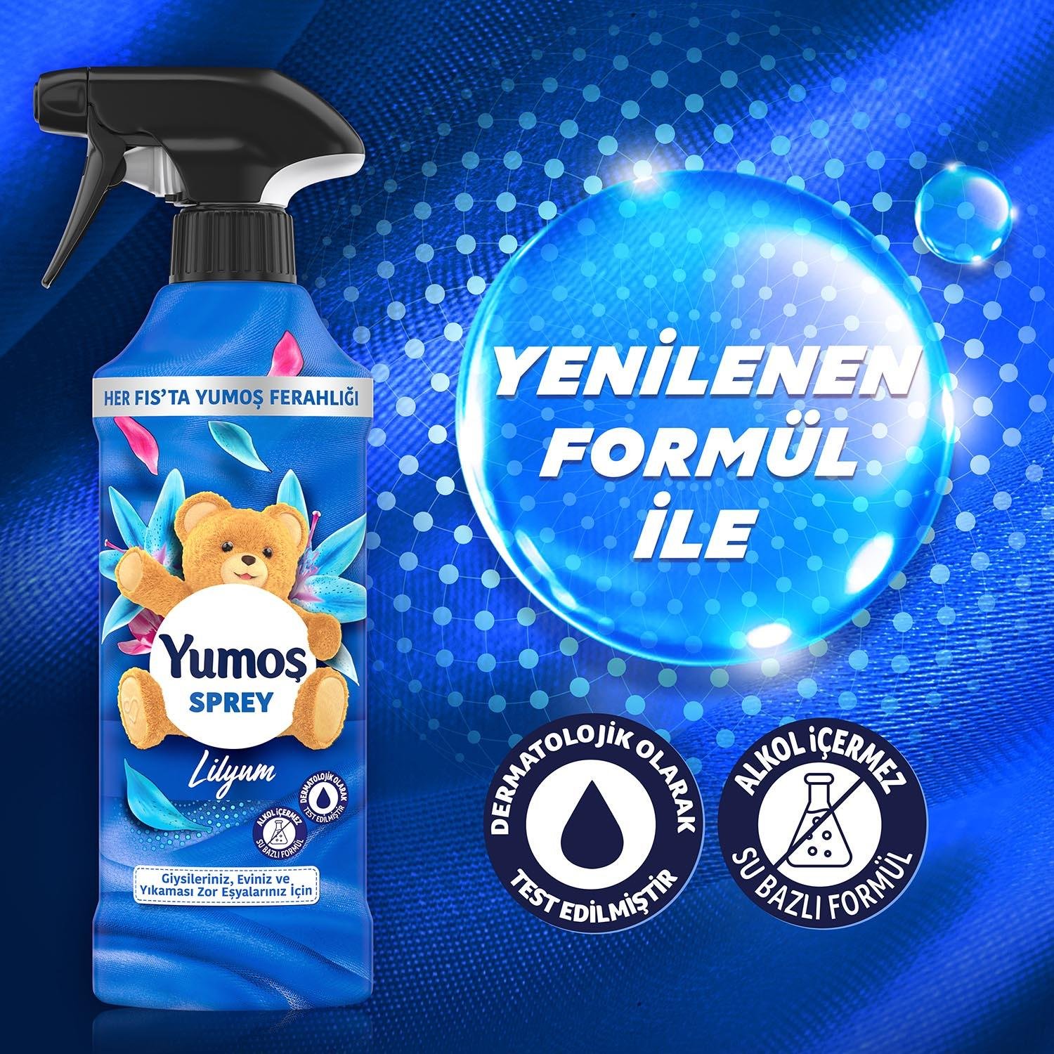 Yumoş Sprey Lilyum 450 ml
