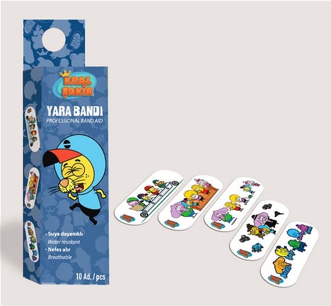 Kral Şakir Yara Bandı İnce Kutu 10'lu