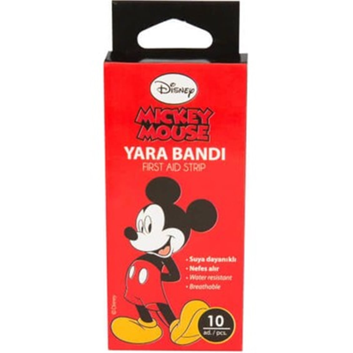 Mickey Yara Bandı İnce Kutu 10'lu