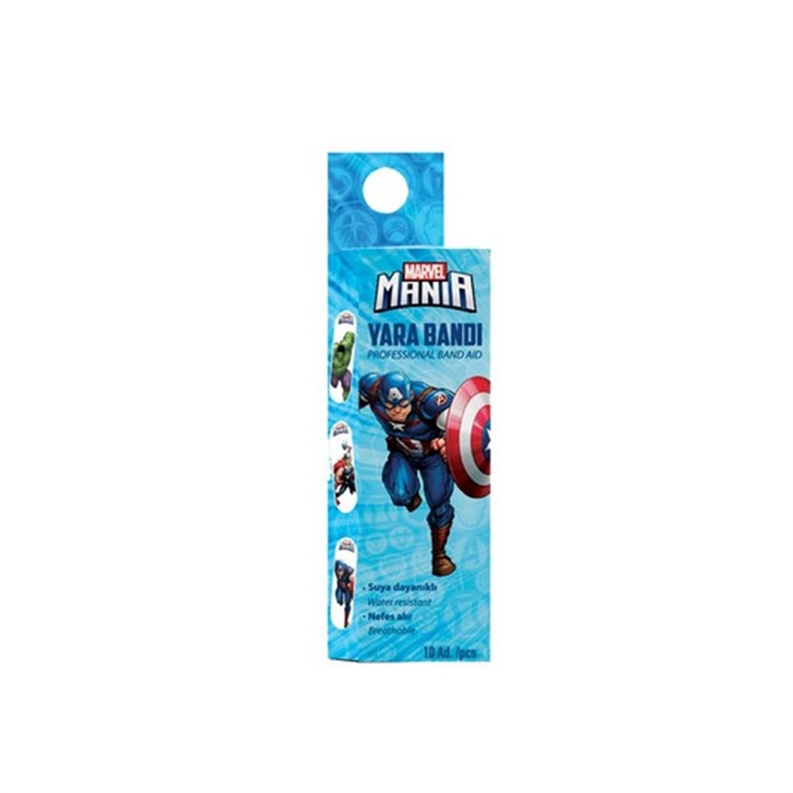 Captain America Yara Bandı İnce Kutu 10'lu