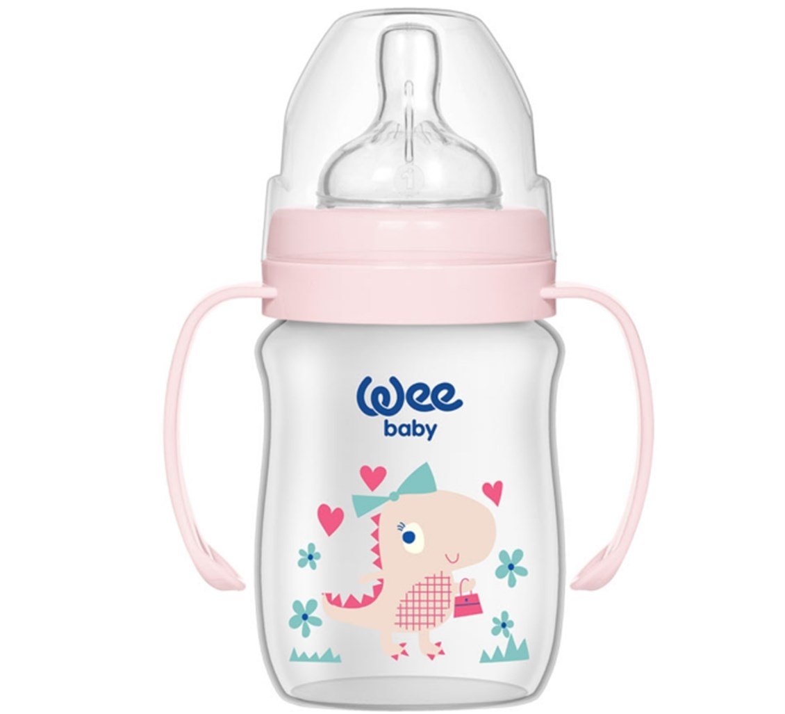 Wee Baby Klasik Plus Geniş Ağızlı Kulplu Pp Biberon 150 ml