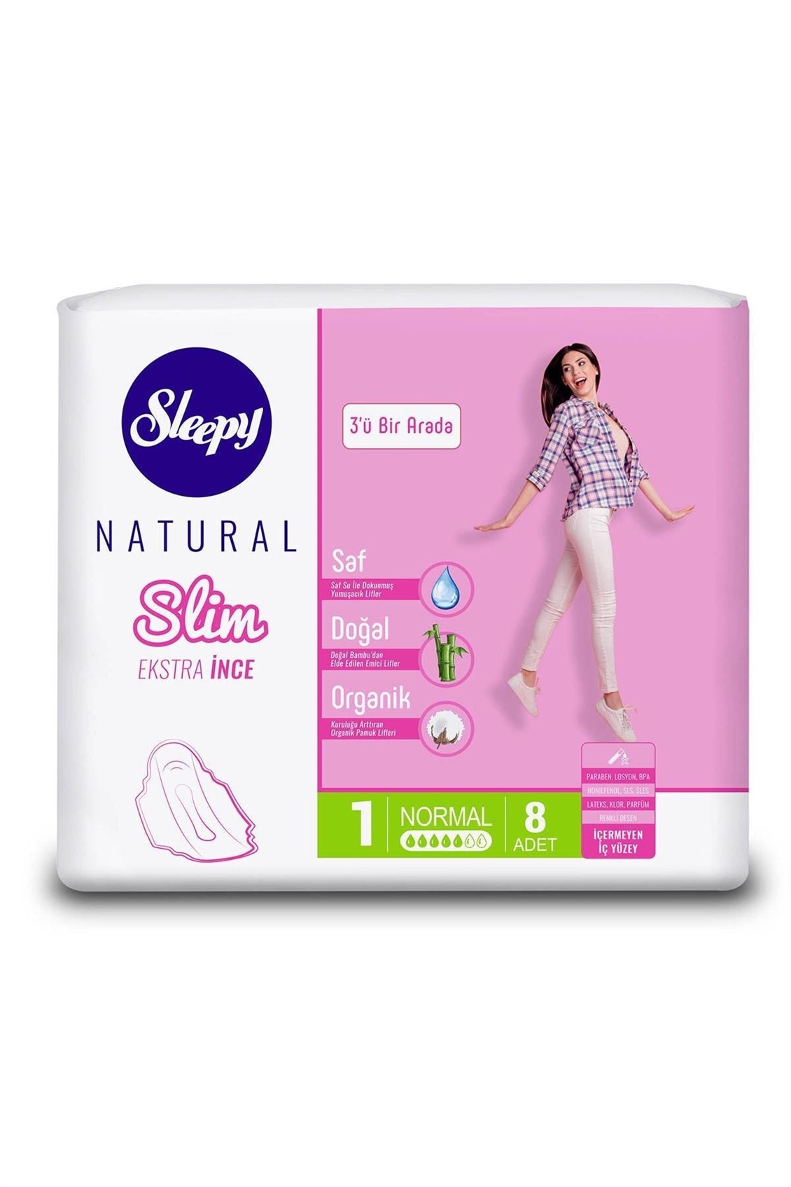 Sleepy Slim Standart Ped Normal 8li
