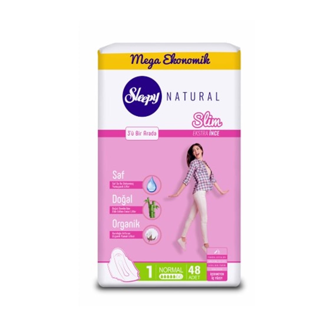 Sleepy Slim Mega Paket Normal 48li
