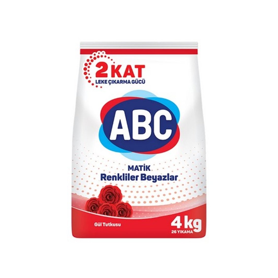 ABC Matik Gül Beyaz Renkliler 4 Kg