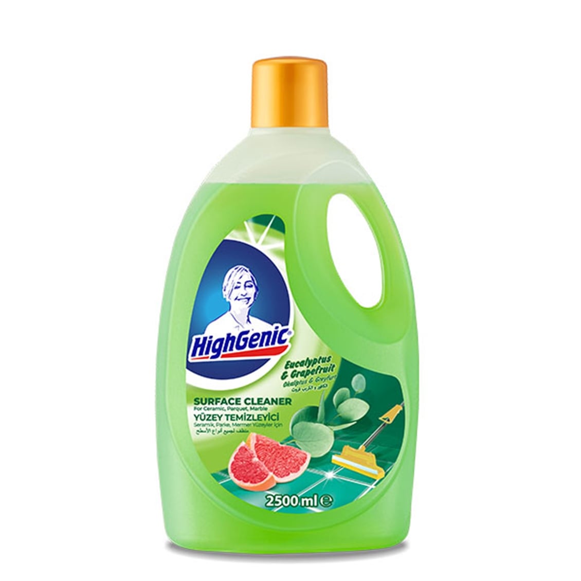 Highgenic Yüzey Temizleyici Okaliptus Ve Greyfurt 2500 ml