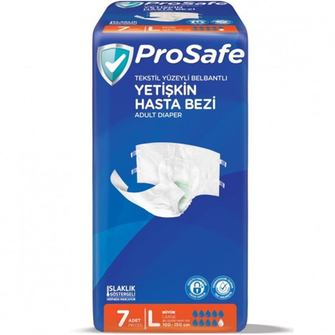 Prosafe Hasta Bezi Belbantlı Büyük 7'li