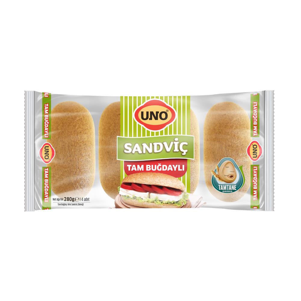 Uno Ekmek Sandviç Tam Buğday 280 gr