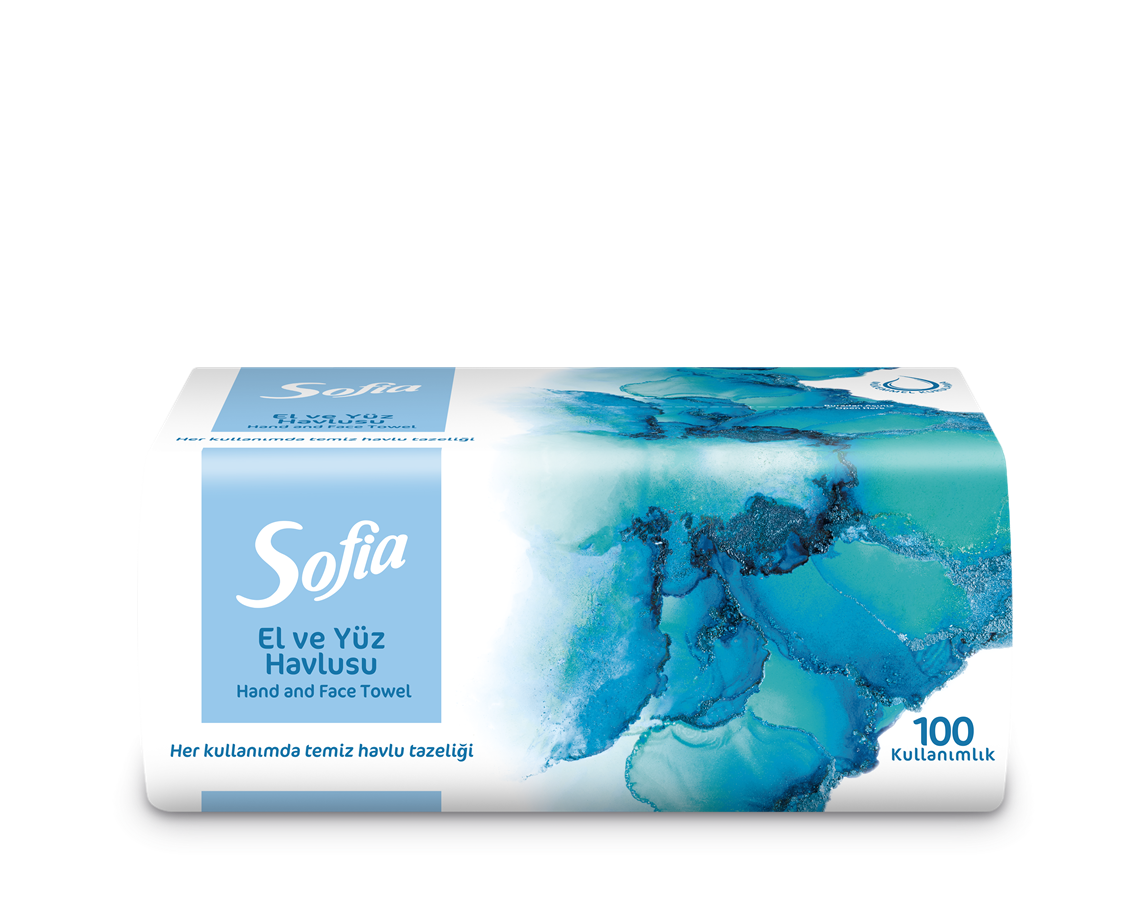 Sofia El Yüz Havlusu 100'Lü