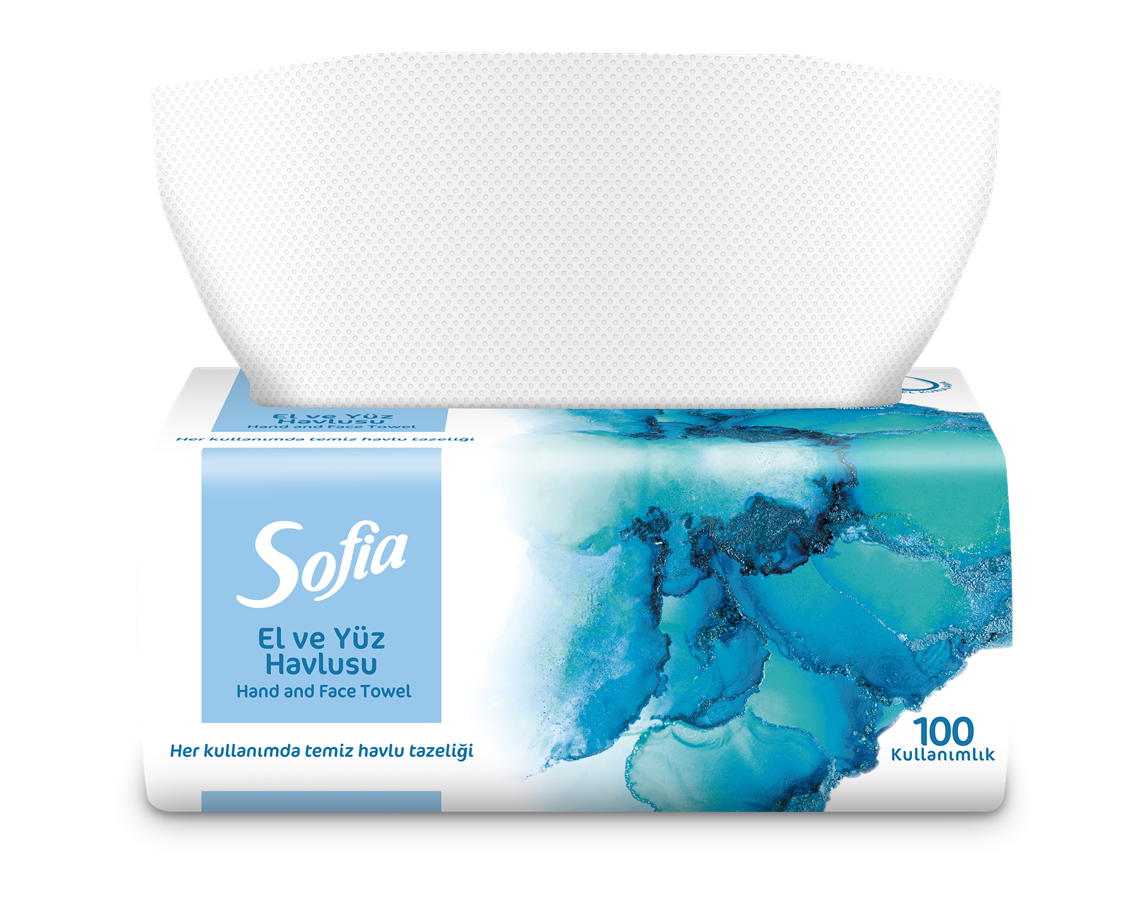Sofia El Yüz Havlusu 100'Lü