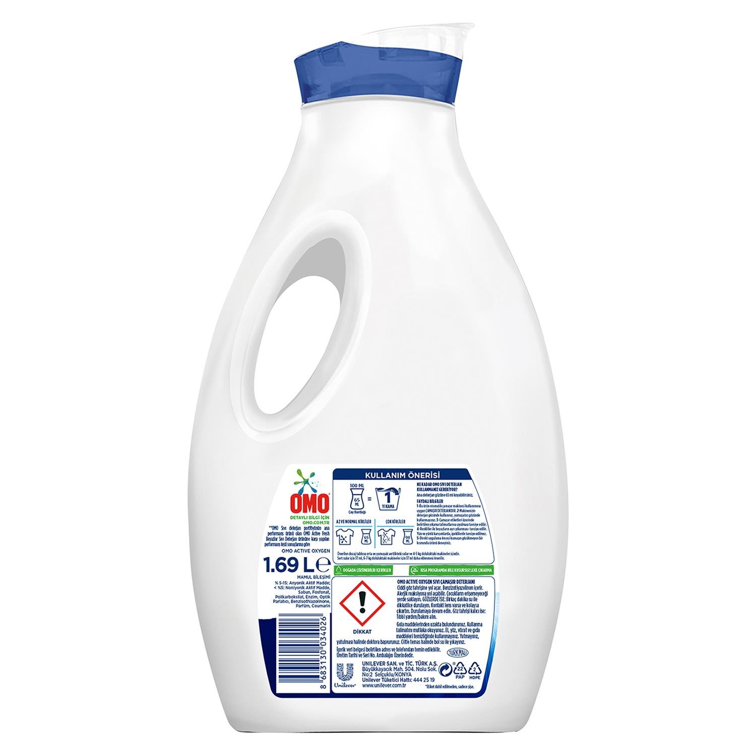 Omo Matik Active Oxygen Sıvı Deterjan 1690 ml