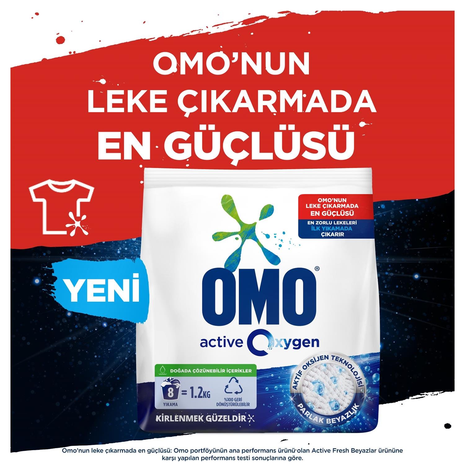 Omo Matik Active Oxygen Toz Deterjan 1.2 kg