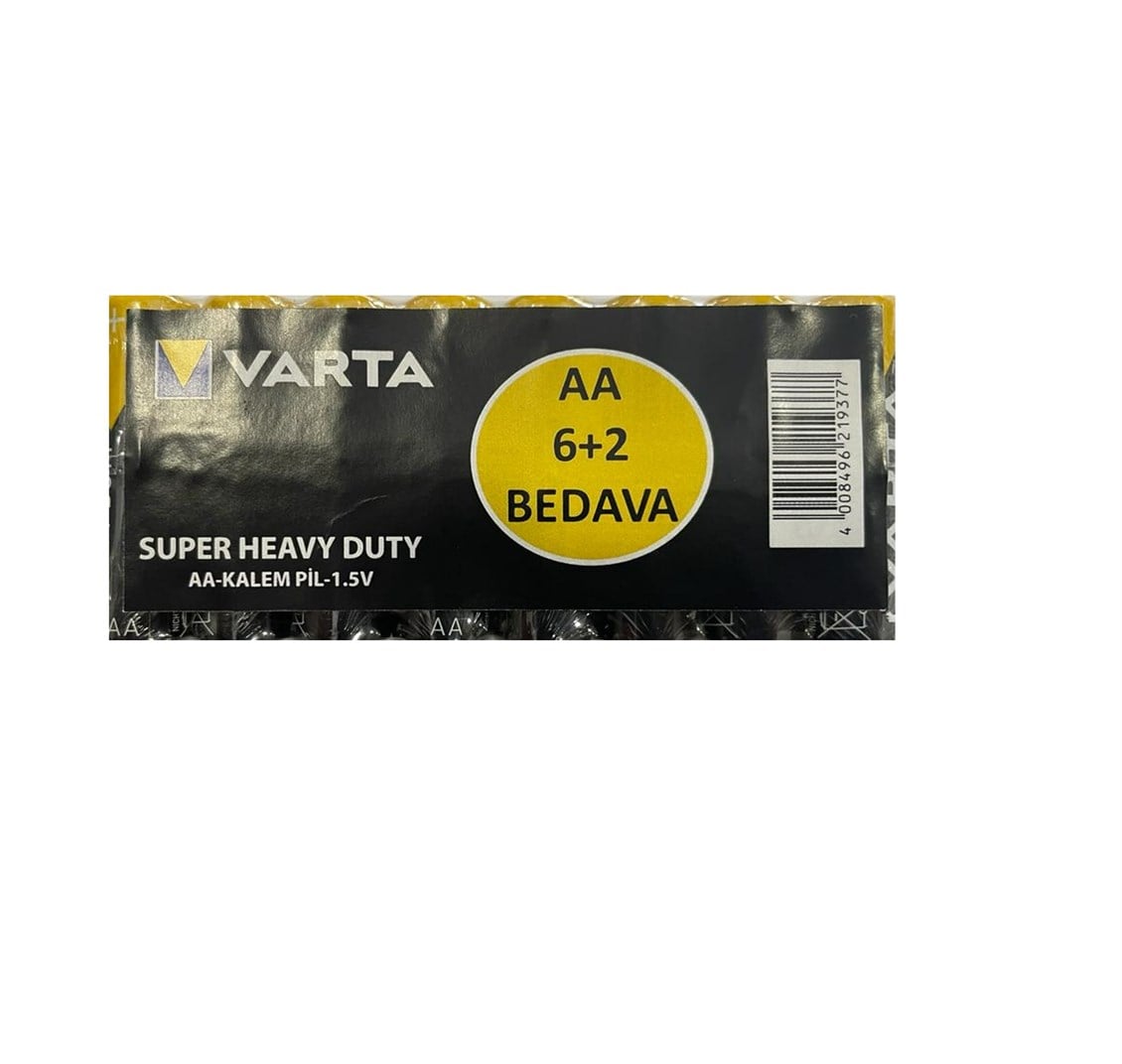 Varta Süper Life Kalem Pil 6+2