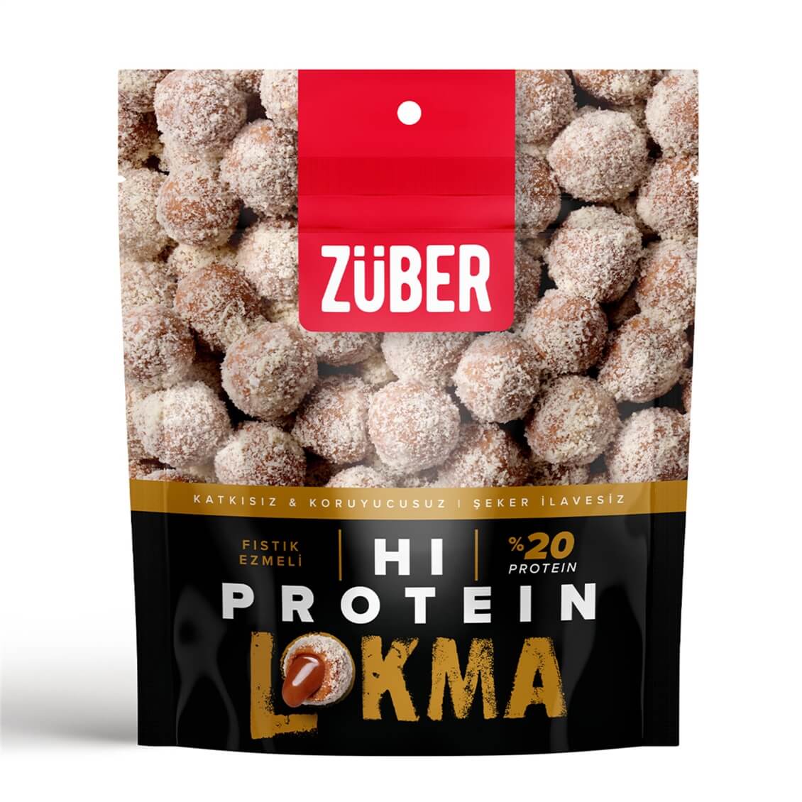 Züber Fıstık Ezmeli Protein Lokma 84 gr
