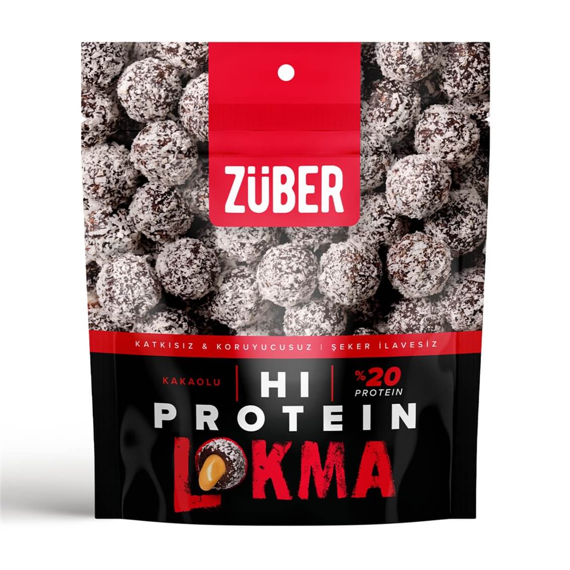 Züber Kakaolu Protein Lokma 84 gr