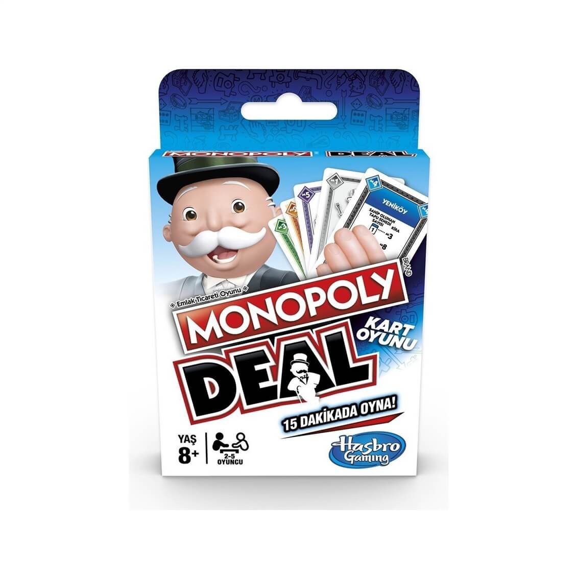 Hasbro E3113 Monopoly Deal Kart Oyunu / +8 Yaş