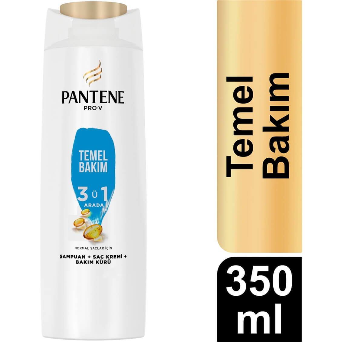 Pantene Temel Bakım 3'Ü1 Arada Şampuan 350 ml