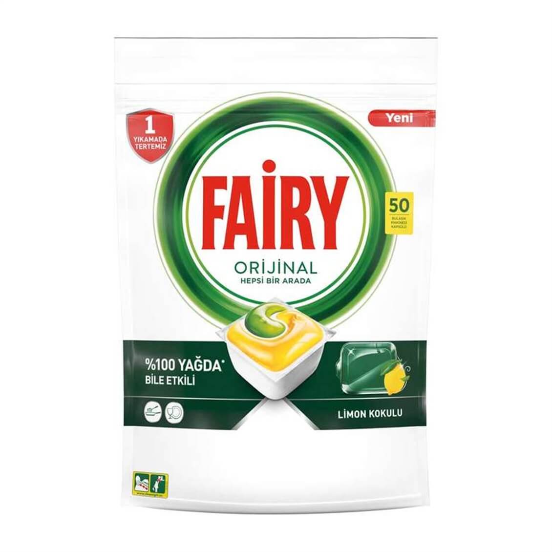Fairy Hepsi Bir Arada Bulaşık Makinesi Kapsülü 50'li
