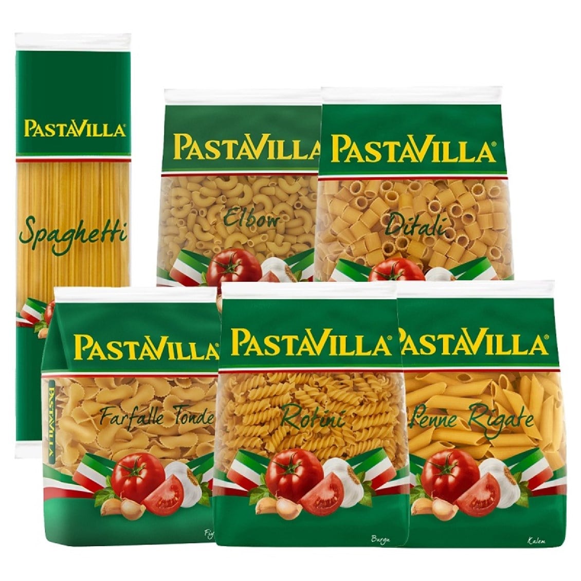ETC.PASTAVILLA MAKARNA ÇEŞİTLERİ 6 ADET