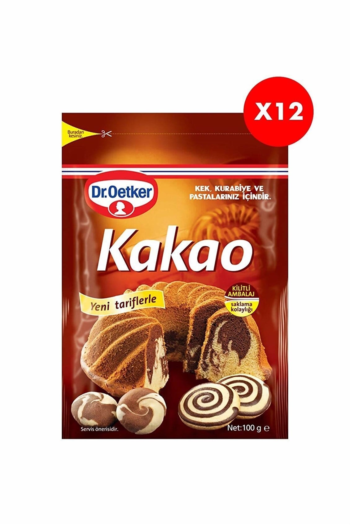 Etc. Dr. Oetker Kakao 100 Gr x 12
