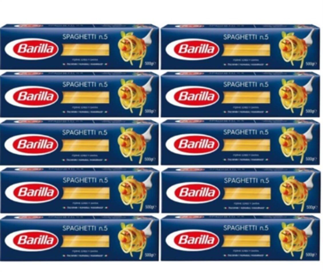 ETC.BARILLA MAKARNA 500GR SPAGETTI X 10 ADET