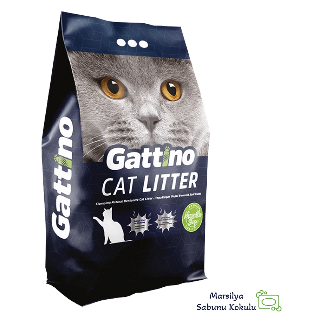 Gattino Marsilya Sabunu Kokulu Kedi Kumu 5 lt