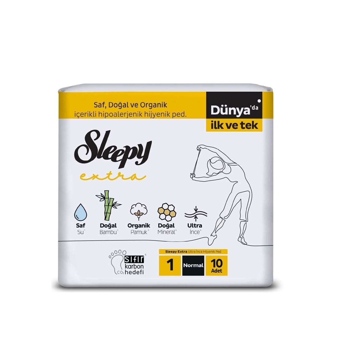 Sleepy Extra Ultra Ince Hijyenik Ped Normal 10'lu